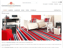 Tablet Screenshot of generationflooring.com
